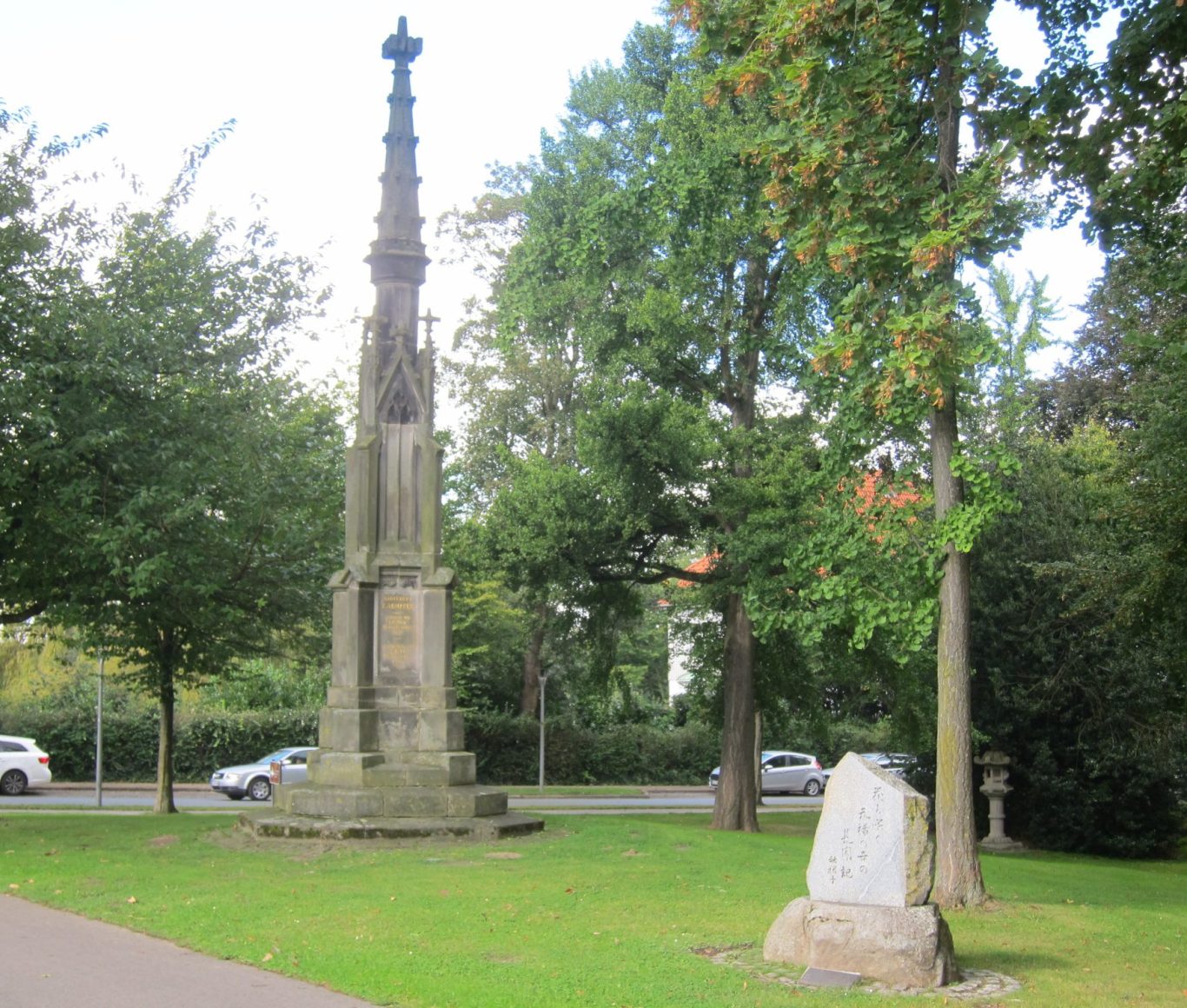 Engelbert Kaempfer-Denkmal in Lemgo